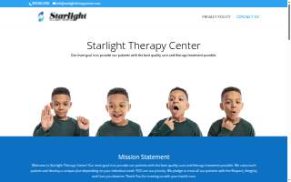 Starlight Therapy Center website