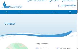 Hearing Services of Santa Barbara website