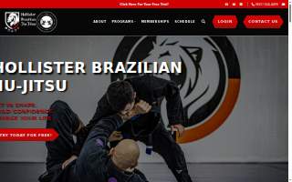 Hollister Brazilian Jiu Jitsu website