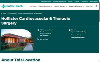 Hollister Cardiovascular & Thoracic Surgery website