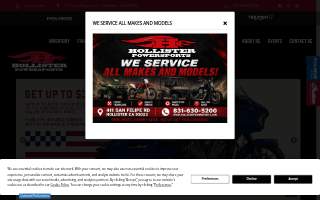 Hollister Powersports website