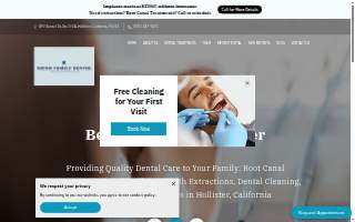 KRISH Family Dental website