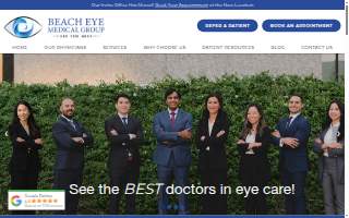 Beach Eye Medical Group - Huntington Beach website