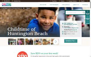 Childtime of Huntington Beach website