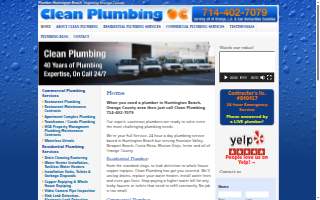 Clean Plumbing website