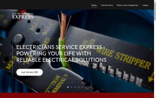 Electricians Service Express website