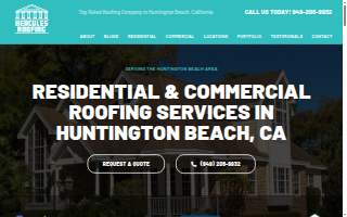 Hercules Roofing website