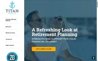 Titan Financial website