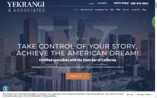 Yekrangi & Associates website