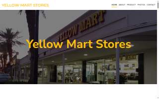 Yellow Mart Stores website