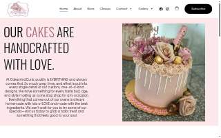 CakesAndCurls website