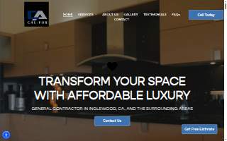 Cal-For Construction, Inc. website