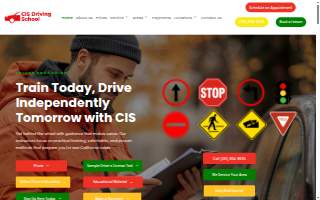 CIS Driving School website
