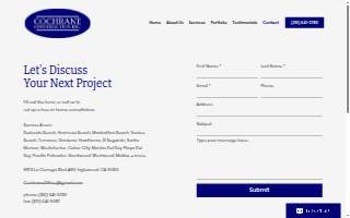 Cochrane Construction, Inc. website