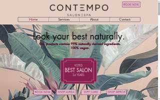 Contempo Nails & Spa website