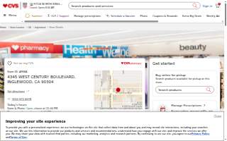 CVS Pharmacy website