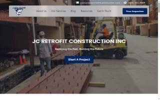 JC Retrofit Construction website