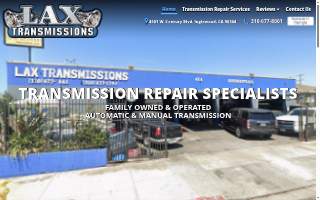 LAX Transmissions website