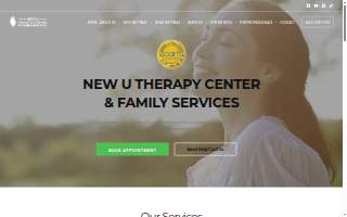 New U Therapy Center & Family Services website