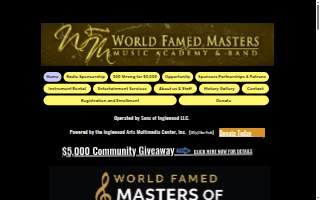World Famed Masters of Music and Band website