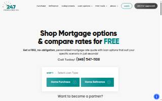 247 Home Lending website