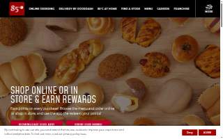85°C Bakery Cafe - Irvine website