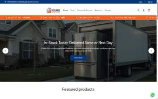 Appliance Saver Store website