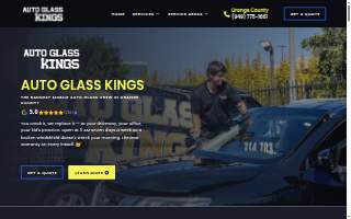 Auto Glass Kings website
