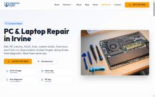 Computer Clinic Irvine website