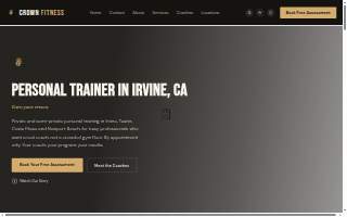 Crown Fitness website