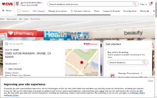 CVS Pharmacy website