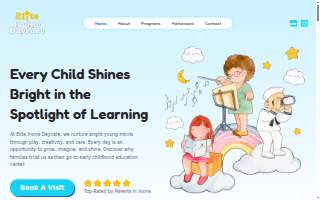 Elite Irvine Daycare website