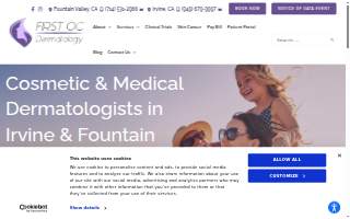 First OC Dermatology website