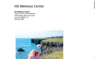 Hill Wellness Center website
