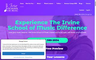 Irvine School of Music website