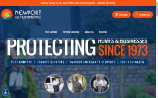 Newport Exterminating of Irvine website