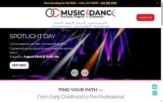 OC Music & Dance website