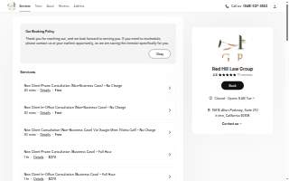 Red Hill Law Group website
