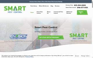 Smart Pest Control website