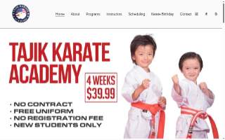 Tajik Karate Academy - Adults, Kids Martial Arts website