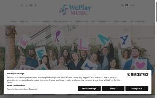 WePlay Music - Woodbury website