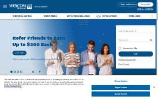 Wescom Financial of Irvine website
