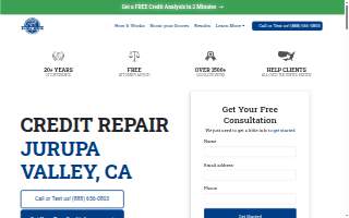 Credit Repair Collective Jurupa Valley website