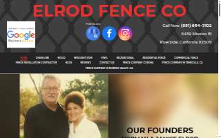 Elrod Fence Co website