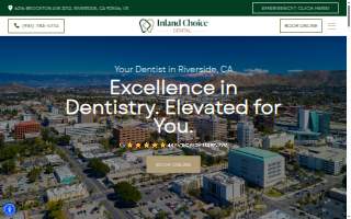 Inland Choice Dental - Dentist Riverside website