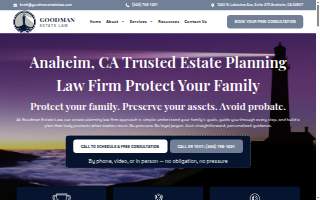 Goodman Estate Law of Kerman website