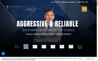 The Law Offices of Kirk Tarman & Associates website