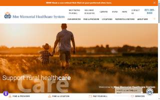 Mee Memorial Healthcare System website