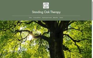 Standing Oak Therapy website