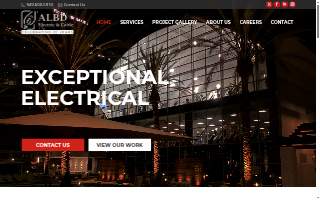 ALBD Commercial Electrical Contractor website